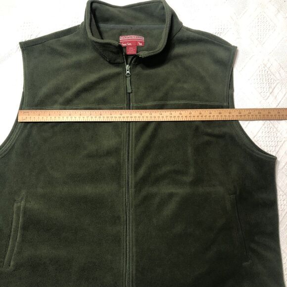 Caribou Creek Green Fleece Vest 2XL - Picture 6 of 10